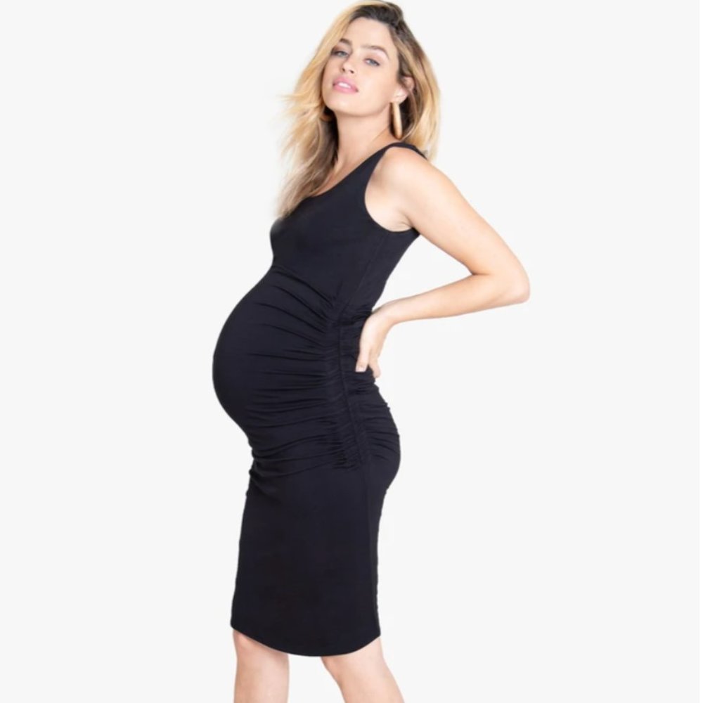 Ingrid & Isabel Ruched Maternity Tank Dress